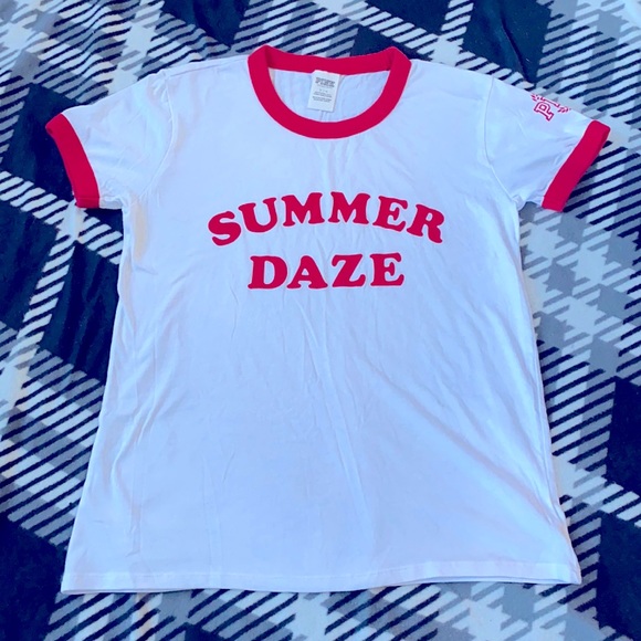 PINK Victoria's Secret Tops - Victoria’s Secret PINK “Summer” Tee *EUC*